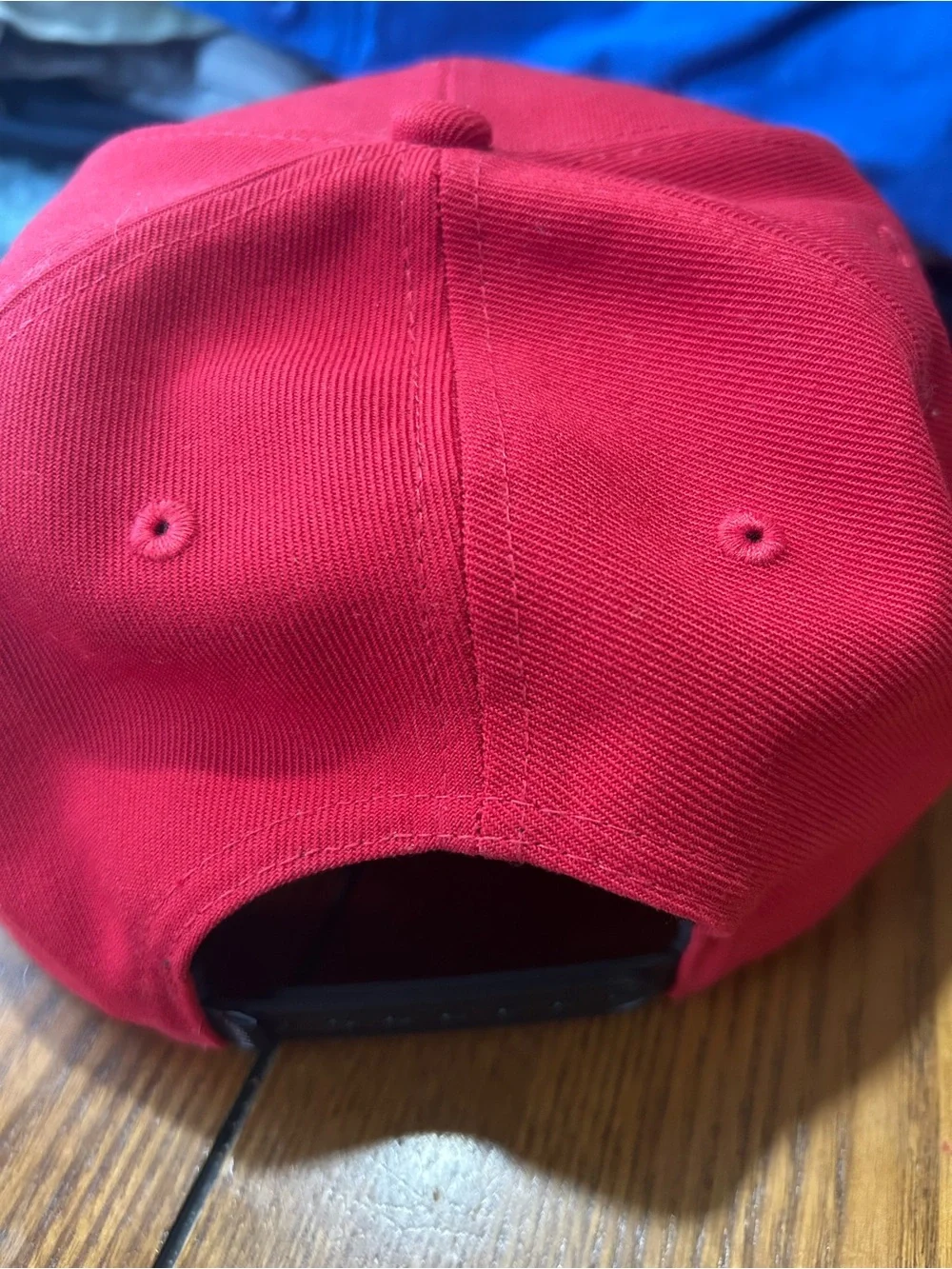 Jordan Red Snapback Hat with Black Jumpman